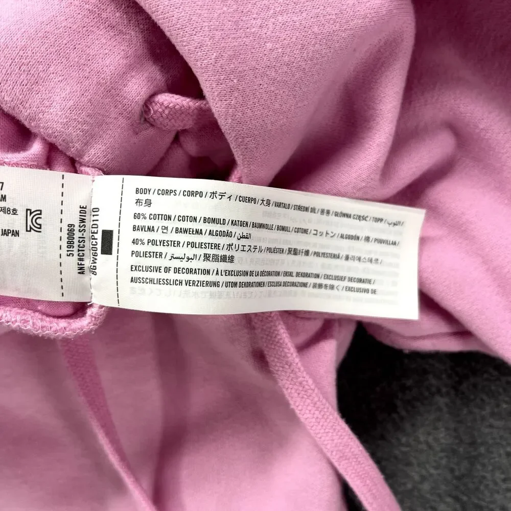 Gilly Hicks Sweatpants Womens XS Pink‎ Wide Leg High Rise Pull On Drawstrings - Picture 14 of 16